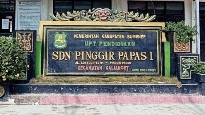 SDN Pinggir Papas 1 Desa Pinggir Papas, Kecamatan Kalianget, Sumenep, Madura terkait kasus penggelapan uang tabungan siswa