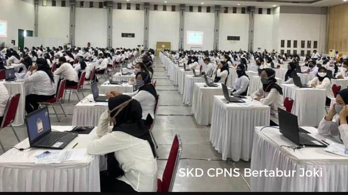 Ilustrasi tes SKD.