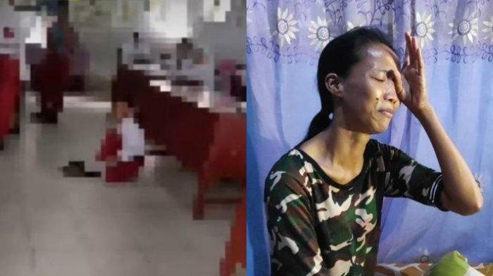 Kamelia sebagai siswa SD yang dihukum gurunya belajar di lantai berencana memindahkan anaknya ke sekolah lain.