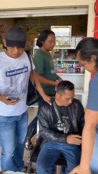 Satreskrim Polres Ngawi menggagalkan usaha Sumono, yang hendak kabur ke Jakarta dengan mengendarai bus umum, Selasa siang (21/5/2024).