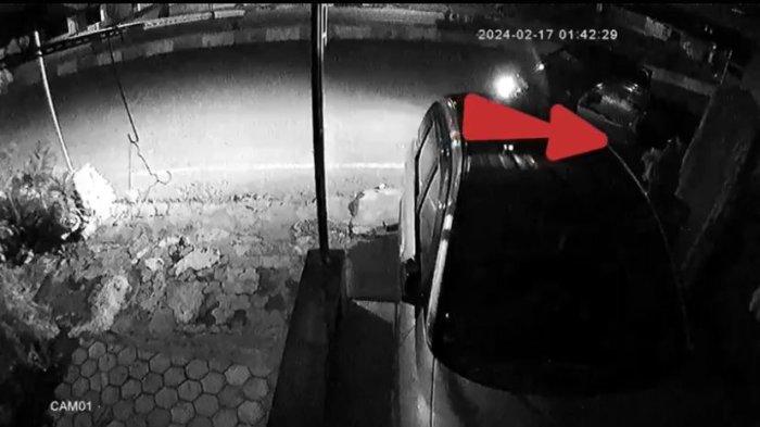 Screnshot video CCTV maling pakaian dalam di Ponorogo.