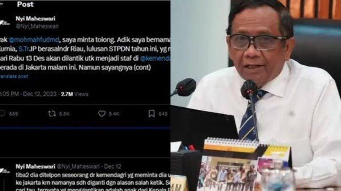 Seorang lulusan IPDN yang gagal dilantik dan curhatannya viral langsung ditanggapi oleh Mahfud MD