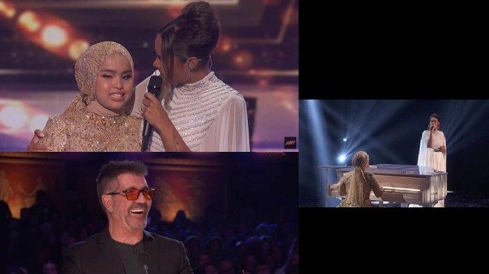 Simon Cowell sempat tertawa usai melihat penampilan terakhir Putri Ariani dan Leona Lewis di babak result Americas Got Talent 2023.