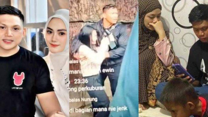 BALITA TERBAKAR DI KENDARI - Siska Amelia (23) ibu yang pergi pacaran saat anak terjebak kebakaran di di Jalan R Suprapto, Kelurahan Punggolaka, Kecamatan Puuwatu, Kota Kendari, Sulawesi Tenggara bersama suaminya, AP dan sang kekasih A.