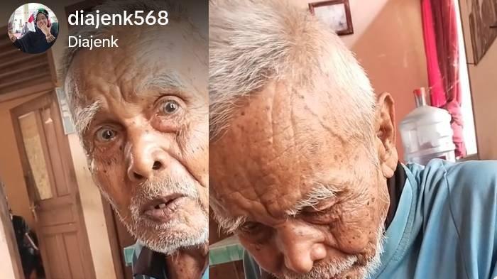 Sosok kakek Alex yang kini hidup sebatang kara di Panti Jompo Tresna Werdha Natar Lampung Selatan.