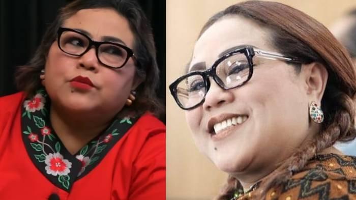 Sosok komedian Nunung yang memblokir komunikasi dengan keluarganya.