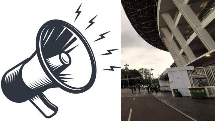 DESAHAN TAK SENONOH - Viral toa alias pengeras suara di area publik Gelora Bung Karno (GBK) muncul suara desahan tak senonoh pada Sabtu (12/7/2025).
