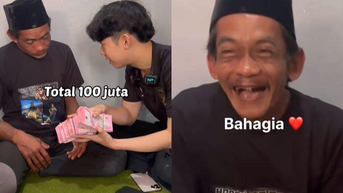 Sunhaji penjual es teh yang dihina Miftah dapat Rp100 juta dari Willie Salim