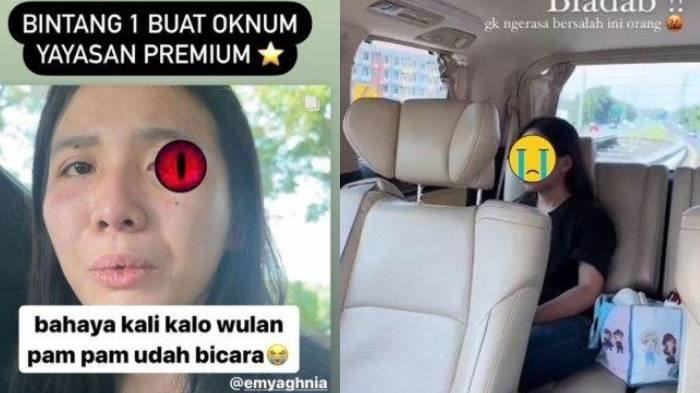 Suster yang menganiaya Cana, anak Emy Aghnia Punjabi.