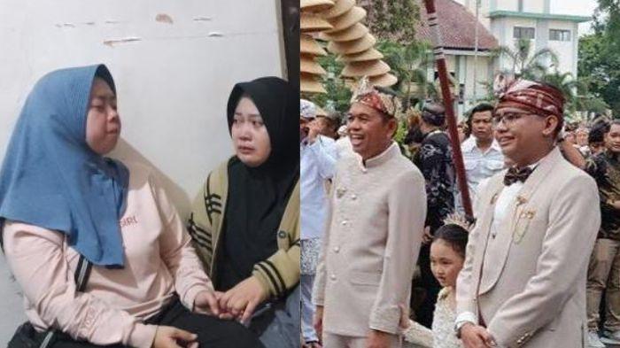 MEMAKAN KORBAN JIWA - Warga memadati gerbang barat Alun-Alun Garut untuk antre makan gratis dalam acara pernikahan Maula Akbar dan Putri Karlina, sebelum insiden maut terjadi. Tiga orang dikabarkan meninggal akibat berdesakan. Anggota DPRD Jawa Barat Maula Akbar ditemani sang ayah, Gubernur Jawa Barat Dedi Mulyadi sebelum melaksanakan akad nikah pada Rabu (16/7/2025). Tangis keluarga korban tewaspun tak terbendung.