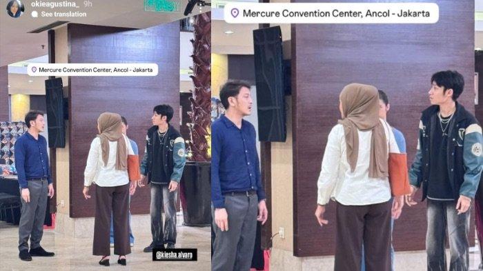 PASHA UNGU TAK TERIMA - Tangkapan layar di akun ibu Kiesha Alvaro, @okieagustina_ terkait pertemun antara Dimas Anggara dan Kiesha Alvaro. Pasha Ungu tampak emosi dengan mengungkapkannya lewat media sosial.
