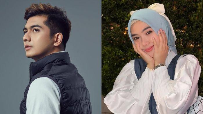 Kolase foto Teuku Ryan dan Ria Ricis.