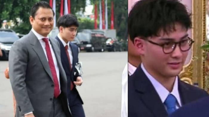 Thomas Djiwandono dan putranya.