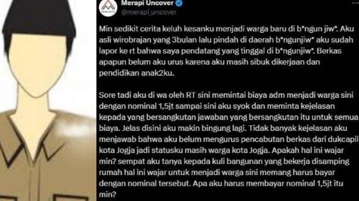 Unggahan warganet yang mengeluhkan besaran iuran pindah domisili ke DI Yogyakarta menjadi viral media sosial.