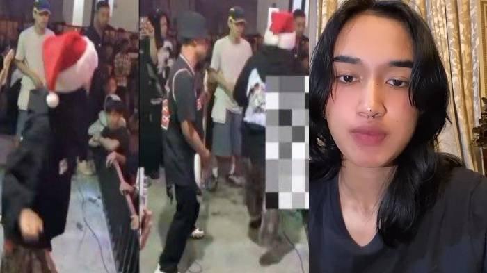 Viral di media sosial seorang vokalis band hardcore asal Bogor tendang penonton saat manggung.