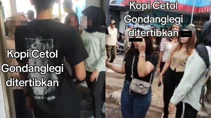Warung Kopi Cetol di Pasar Gondanglegi, Kabupaten Malang, ditertibkan Satpol PP