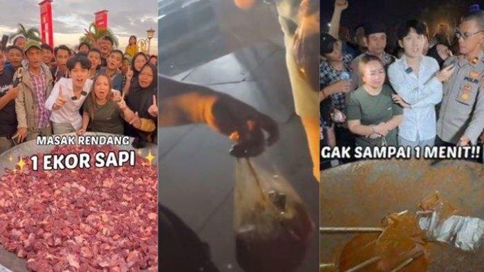 DAGING HILANG - Warga Palembang memberikan klarifikasi terhadap konten Willie Salim soal kehilangan daging 200 kg. Pengakuan tersebut membuat influencer Palembang murka dan mengancam melaporkan Willie ke polisi.