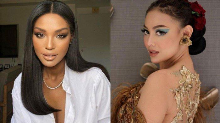 Yityish Aynav Miss Israel 2013 sentil dukungan Whulandary Puteri Indonesia 2013 untuk Palestina