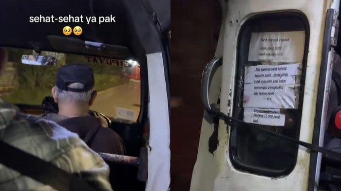 Aksi mulia sopir angkot di Ciputat bikin penumpang terharu.