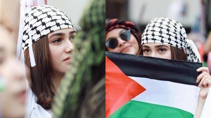 Aksi nyata Syifa Hadju turun ke jalan dukung kemerdekaan Palestina tuai sorotan publik