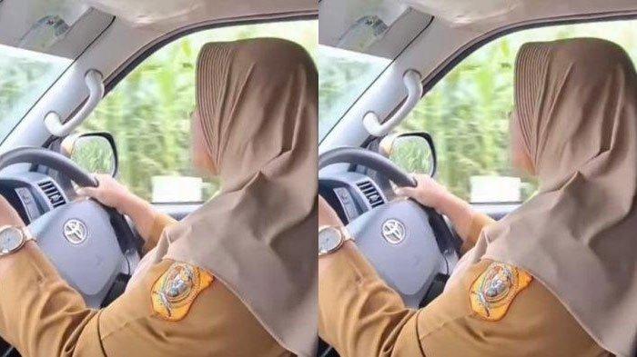 BIDAN SETIR AMBULANS - Potongan video viral seorang bidan yang tampak mengendarai mobil ambulans yang diduga berada di Kabupaten Dairi. Ia membawa pasien ibu hamil dari Puskesmas ke rumah sakit terdekat.