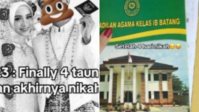 Curhat wanita di Batang cerai setelah empat hari menikah, sebelumnya pacaran empat tahun