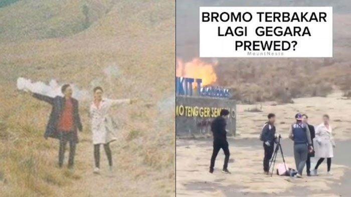 Curhatan wanita yang dituduh penyebab kebakaran Bromo karena outfit prewedding mirip