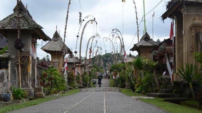 Desa Penglipuran, Kabupaten Bangli, Bali. (JOKO DWI CAHYANA)