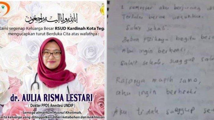 Dokter Aulia diperas seniornya Rp40 juta sebulan