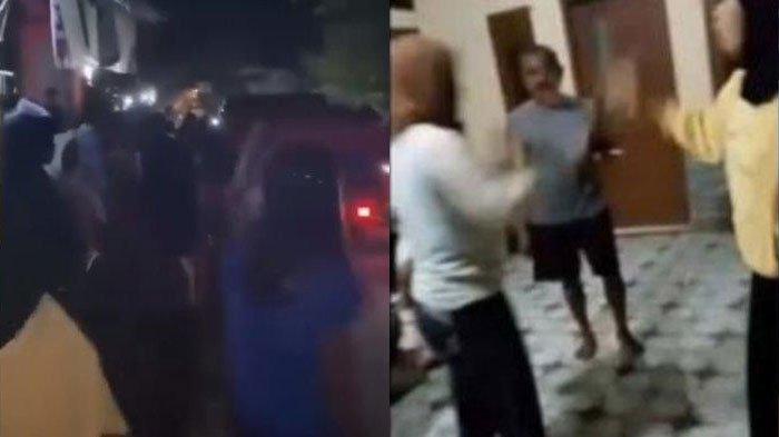 Video ibu-ibu menggerebek rumah kepsek di wilayah Parungpanjang, Kabupaten Bogor