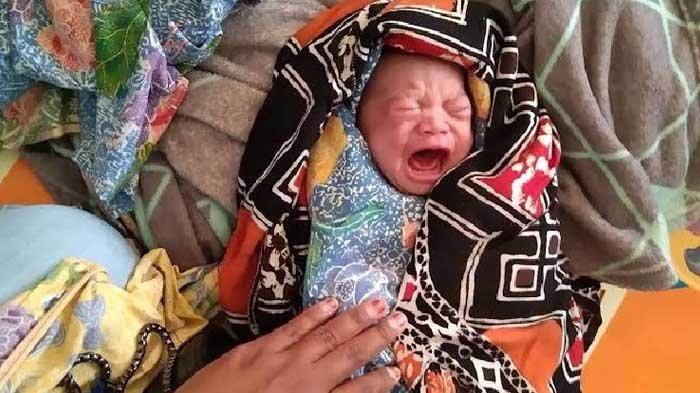 Ilustrasi bayi menangis