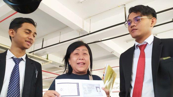 Ida Susanti saat ditemui awak media di Gedung Ditreskrimum Mapolda Jatim, pada Jumat (27/10/2023)