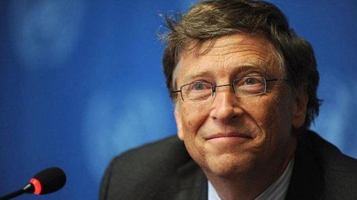 Ilustrasi Bill Gates saat bicara di depan umum
