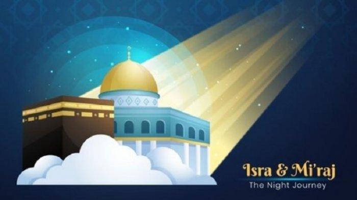 Ilustrasi peristiwa Isra Miraj.