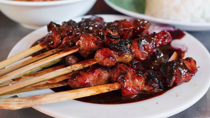 Ilustrasi sate kambing