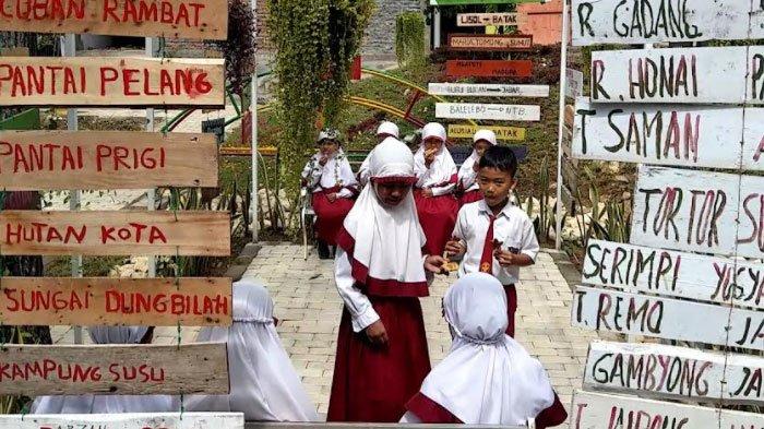 Ilustrasi sekolah dasar di Kabupaten Trenggalek.
