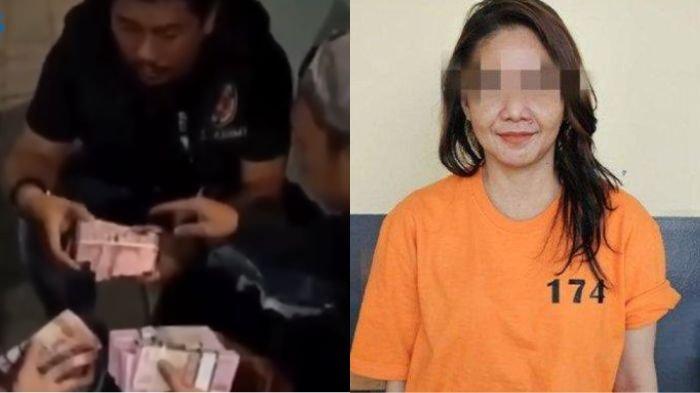 UANG PALSU - Mantan artis bernama Sekar Arum Widara berinfak ke masjid menggunakan uang palsu mencapai Rp10 juta. Dia ternyata menyimpan ratusan juta di kos dan kini menjadi tersangka.