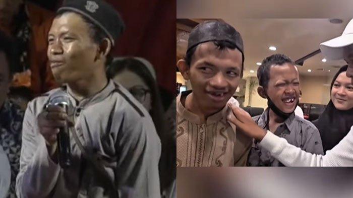 BIAYAI SEKOLAH ADIKNYA - Meski memiliki kekurangan, Adit tetap rajin bekerja sebagai kuli sabit rumput demi membiayai sekolah adiknya.