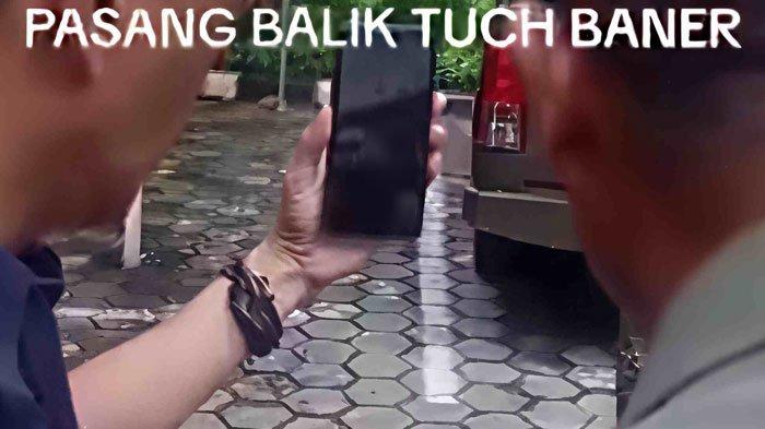 SATPOL PP DIGERUDUK - Tangkapan layar video ormas minta Satpol PP pasang lagi banner yang sempat dicopot, Kamis (13/2/2025). Satpol PP buka suara atas kejadian ini.
