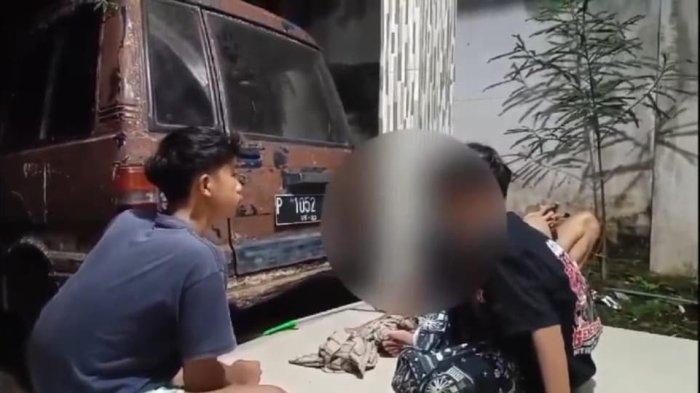 pelaku dan korban usai terjadi aksi bullying di Jember.