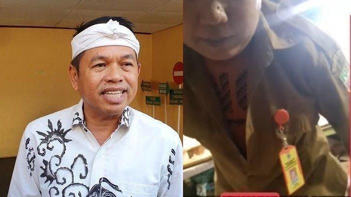 ASN GADUNGAN MALAK - Jelang Hari Raya Idul Fitri, aksi pemalakan bermodus meminta Tunjangan Hari Raya (THR) kembali marak terjadi. Kali ini, seorang pria berbaju aparatur sipil negara (ASN) tertangkap kamera meminta THR kepada pedagang di Pasar Induk Cibitung, Kabupaten Bekasi. Kebijakan Gubernur Jawa Barat, Dedi Mulyadi bikin pedagang berani memviralkan.