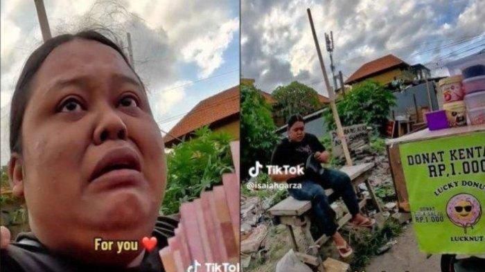 Penjual nangis kejer diberi uang sekardus dan rumah baru oleh pelanggannya.