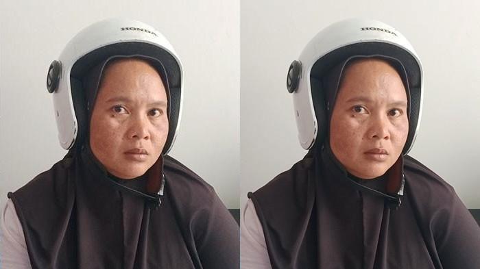 PENJUAL GORENGAN TEWAS - Dewi, istri Mustami penjual gorengan di Palembang yang tewas setelah ribut dengan gelandangan. Dewi mengatakan, suaminya sempat kejang, Senin (28/7/2025).