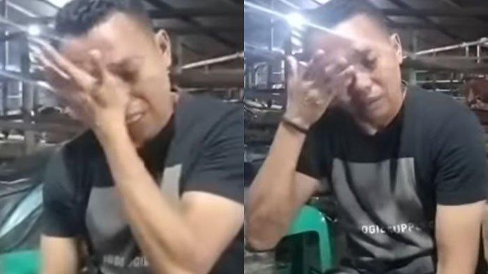 SAPI BELUM LUNAS - Penjual sapi menangis tagih Kades Mander lunasi 16 ekor sapi seharga Rp290 juta, yang belum dibayar sejak 2024. Kades mengaku kena tipu rekan bisnisnya.