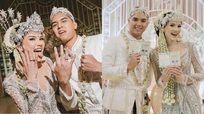 RESMI MENIKAH - Al Ghazali dan Alyssa Daguise resmi jadi pasangan suami istri. Prosesi akad nikah di hotel The St. Regis Jakarta Selatan pada Senin (16/6/2025).