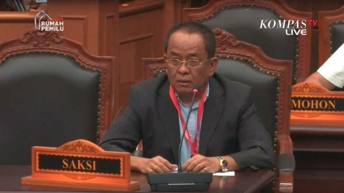 Said Didu saat menjadi saksi di sidang sengketa hasil Pilpres 2019.