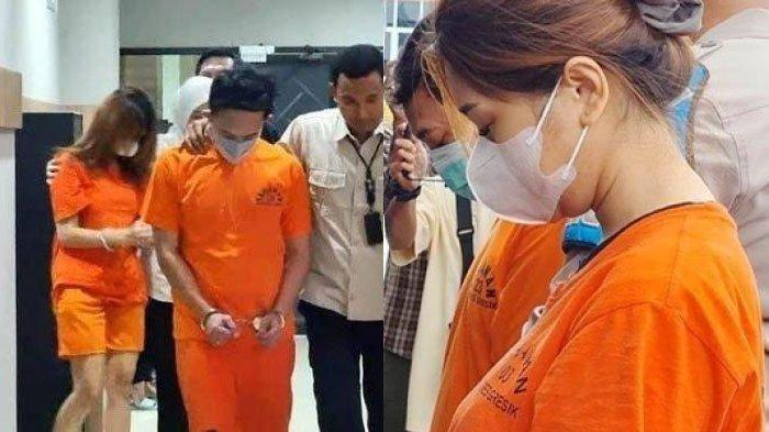 KASUS VIDEO ASUSILA - Pemeran video asusila di Gresik, Jawa Timur yang viral, Viska Dhea Ramadhani (27) dan Ichlas Budhi Pratama (37). Keduanya telah ditetapkan sebagai tersangka, Rabu (5/2/2025).