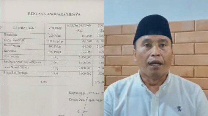 KADES MINTA THR - Surat bertanda tangan kepala desa di wilayah Kecamatan Klapanunggal, Kabupaten Bogor, viral di media sosial. Kepala Desa Klapanunggal, Ade Endang Saripudin, minta maaf pasca surat edarannya minta THR ke perusahaan viral, Minggu (30/3/2025).