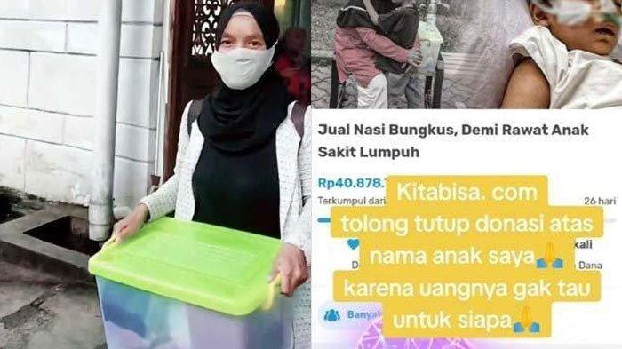 Wanita penjual nasi bungkus pilu merasa ditipu anak dijadikan konten donasi