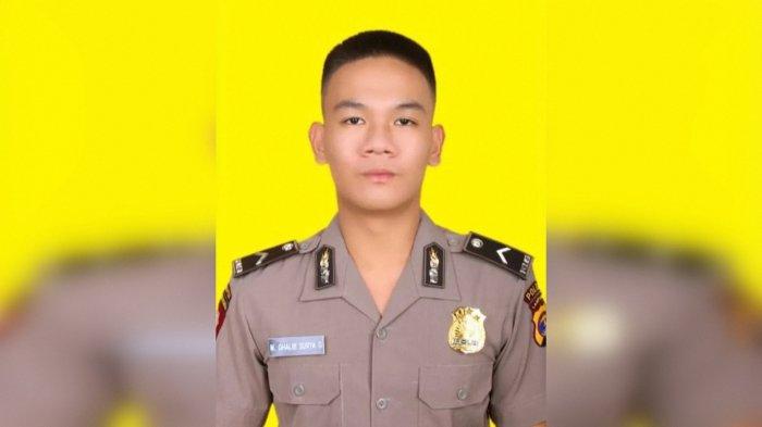 Anggota Satreskrim Polres Way Kanan Bripda M Ghalib Surya Ganta, polisi muda korban penembakan di Lampung, Senin (17/3/2025)